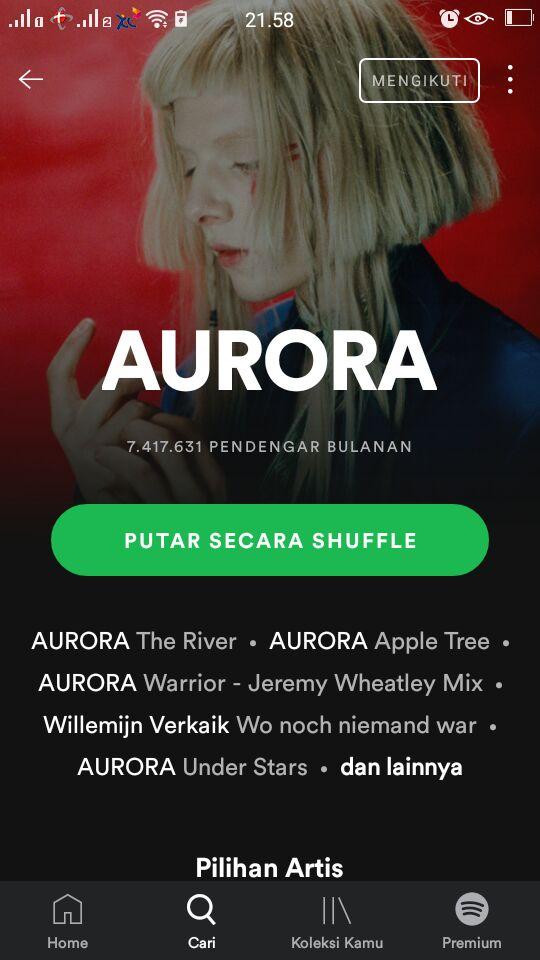 AURORA di Spotify