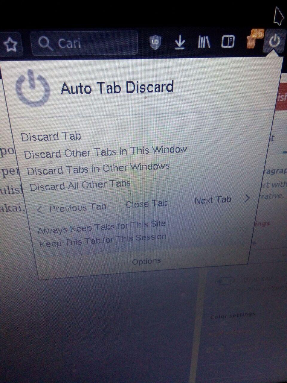 Auto Tab Discard